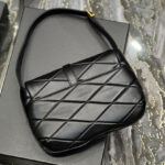 Saint Laurent Le 57 Shoulder Bag In Quilted Lambskin 698567 Black